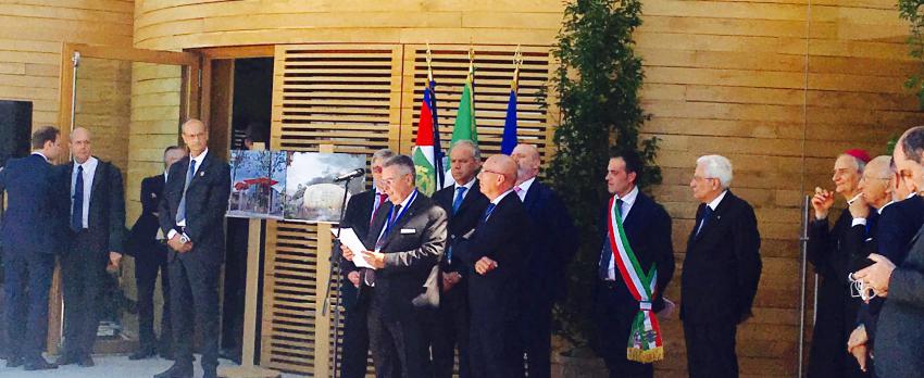 INAUGURAZIONE DELLE OPERE DONATE DA LAVORATORI ED IMPRESE DOPO IL SISMA