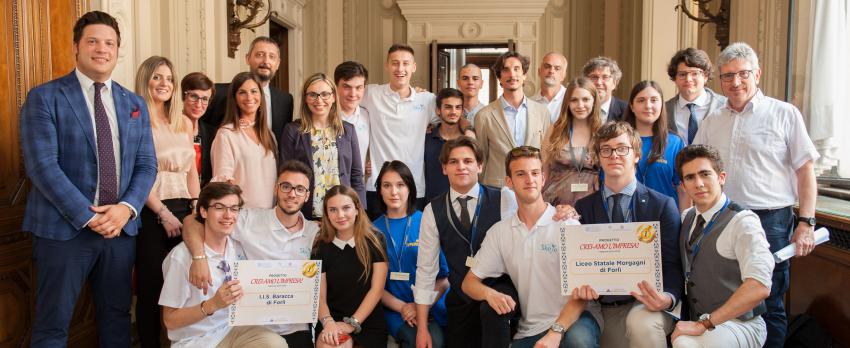 LE SCUOLE PREMIATE PER IL PROGETTO DEI GIOVANI IMPRENDITORI “CREI-AMO L’IMPRESA!”
