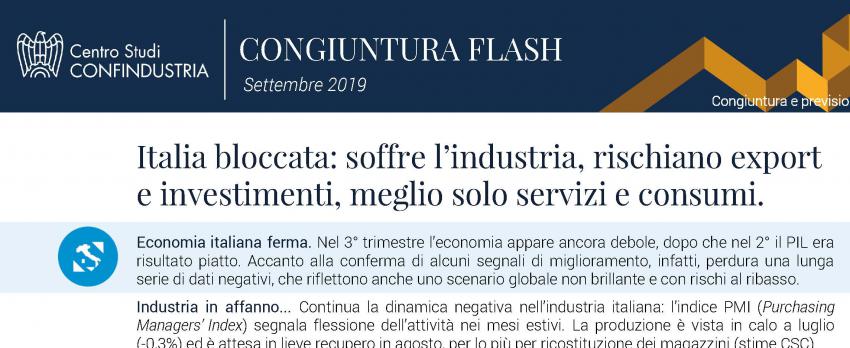 CENTRO STUDI CONFINDUSTRIA –  2 SETTEMBRE 2019