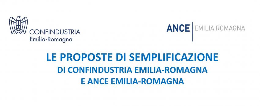 SEMPLIFICAZIONE | CONFINDUSTRIA EMILIA-ROMAGNA E ANCE EMILIA-ROMAGNA “NON SERVONO NUOVE LEGGI, SERVE TAGLIARE ED ABROGARE”