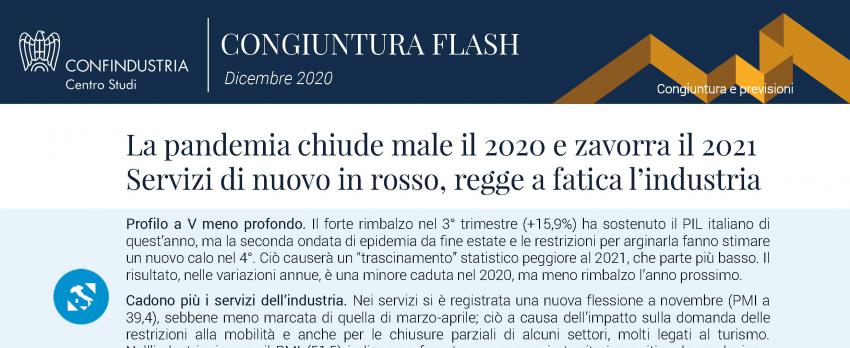 CONGIUNTURA FLASH DEL CENTRO STUDI CONFINDUSTRIA | 17 dicembre 2020