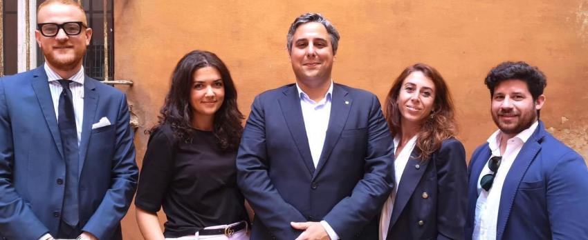 La squadra di presidenza dei Giovani imprenditori di Confindustria Emilia-Romagna