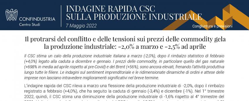 INDAGINE RAPIDA CSC |  MAGGIO 2022