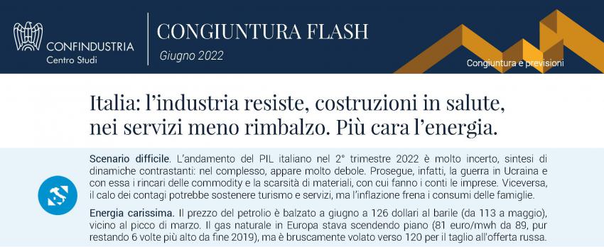 CONGIUNTURA FLASH CSC  |  17 GIUGNO 2022