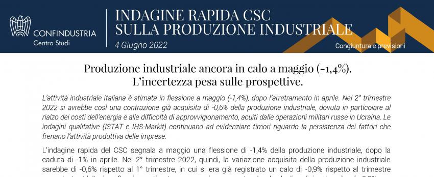 INDAGINE RAPIDA CSC  |  4 giugno 2022