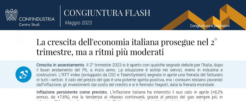 CONGIUNTURA FLASH CSC |  23 maggio 2023