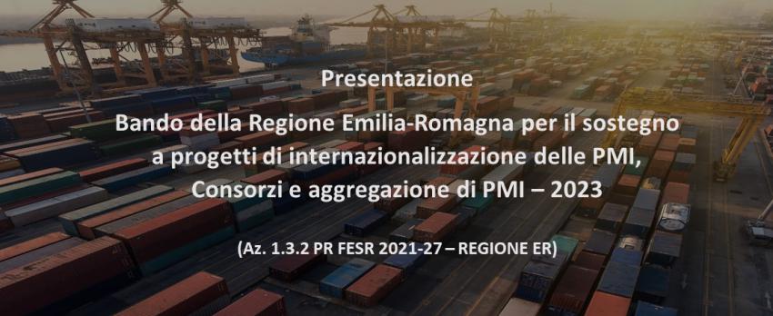 Webinar Bando regionale per progetti di internazionalizzazione | 5 maggio 2023