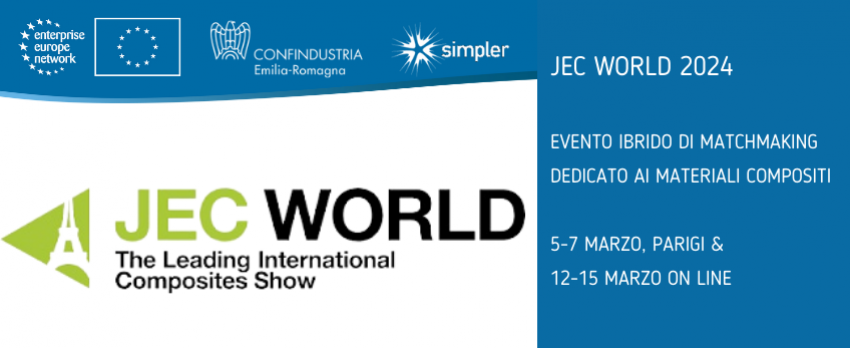 5-7 12-15 MARZO 2024 | MATCHMAKING SETTORE MATERIALI COMPOSITI IN OCCASIONE DELLA FIERA JEC WORLD