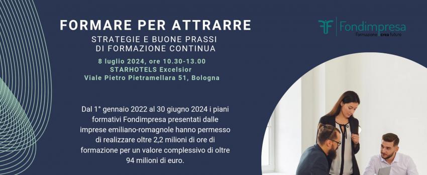 LA DOCUMENTAZIONE DELL’INCONTRO “FORMARE PER ATTRARRE. STRATEGIE E BUONE PRASSI DI FORMAZIONE CONTINUA” | 8 LUGLIO 2024