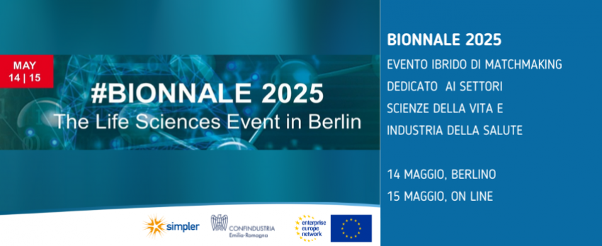BIONNALE A BERLINO E ON LINE IL 14 E 15 MAGGIO | SCIENZE DELLA VITA E INDUSTRIA DELLA SALUTE