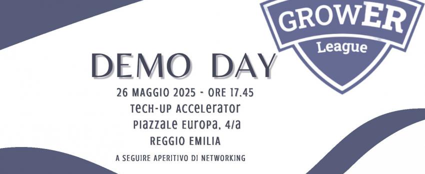 DEMO DAY DEL PROGETTO GROWER LEAGUE | 26 MAGGIO 2025 A REGGIO EMILIA